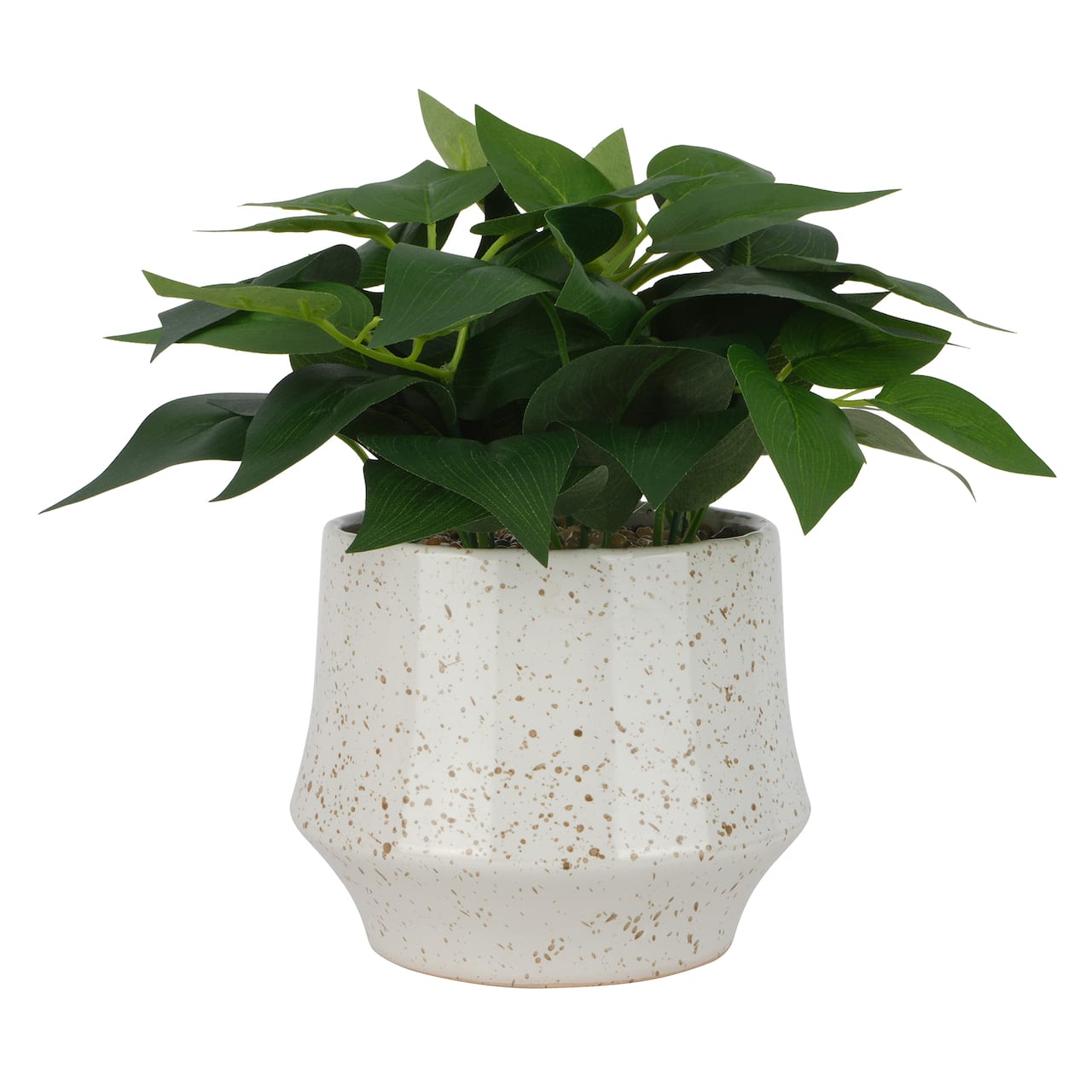 10" Premade Faux Plant in Speckled Ceramic Container by Ashland®